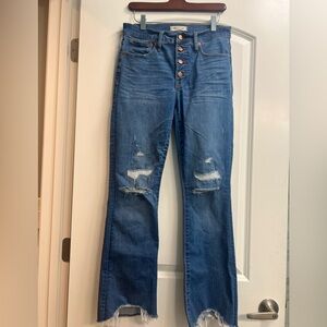 Madewell- Cali Demi-Boot jeans - size 27
